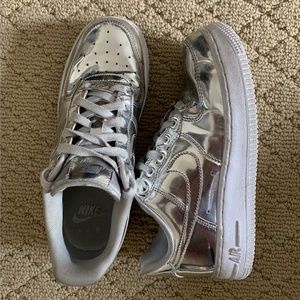 WMNS AIR FORCE 1 SP 'LIQUID METAL - CHROME'